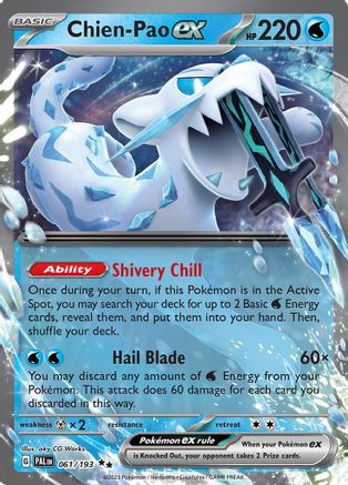 Chien-Pao ex - 061/193 (061) [SV02] Pokemon SV02: Paldea Evolved