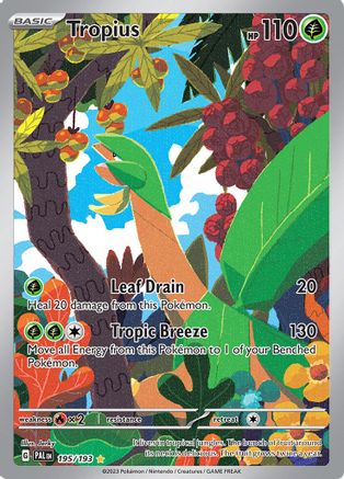 Tropius - 195/193 (195) [SV02] Pokemon SV02: Paldea Evolved