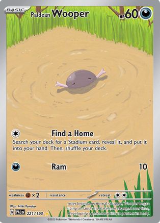 Paldean Wooper - 221/193 (221) [SV02] Pokemon SV02: Paldea Evolved