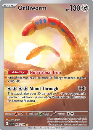 Orthworm - 224/193 (224) [SV02] Pokemon SV02: Paldea Evolved