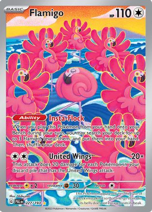 Flamigo - 227/193 (227) [SV02] Pokemon SV02: Paldea Evolved