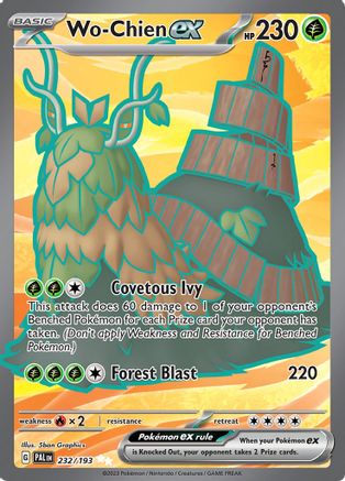 Wo-Chien ex - 232/193 (232) [SV02] Pokemon SV02: Paldea Evolved