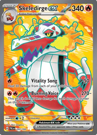 Skeledirge ex - 233/193 (233) [SV02] Pokemon SV02: Paldea Evolved
