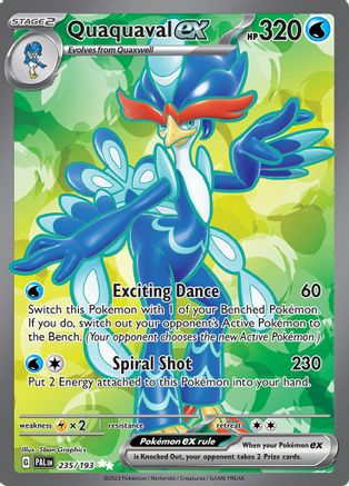 Quaquaval ex - 235/193 (235) [SV02] Pokemon SV02: Paldea Evolved