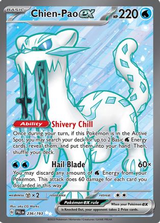Chien-Pao ex - 236/193 (236) [SV02] Pokemon SV02: Paldea Evolved