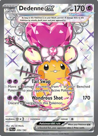 Dedenne ex - 239/193 (239) [SV02] Pokemon SV02: Paldea Evolved