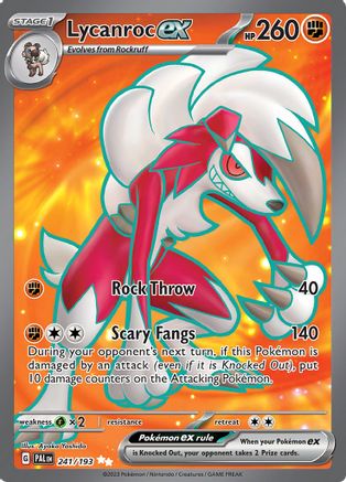 Lycanroc ex - 241/193 (241) [SV02] Pokemon SV02: Paldea Evolved