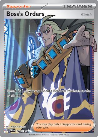 Boss's Orders - 248/193 (248) [SV02] Pokemon SV02: Paldea Evolved