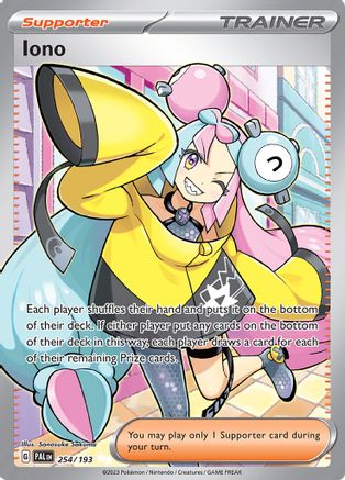 Iono - 254/193 (254) [SV02] Pokemon SV02: Paldea Evolved