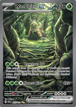 Wo-Chien ex - 257/193 (257) [SV02] Pokemon SV02: Paldea Evolved