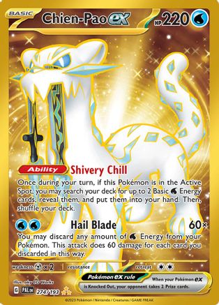 Chien-Pao ex - 274/193 (274) [SV02] Pokemon SV02: Paldea Evolved