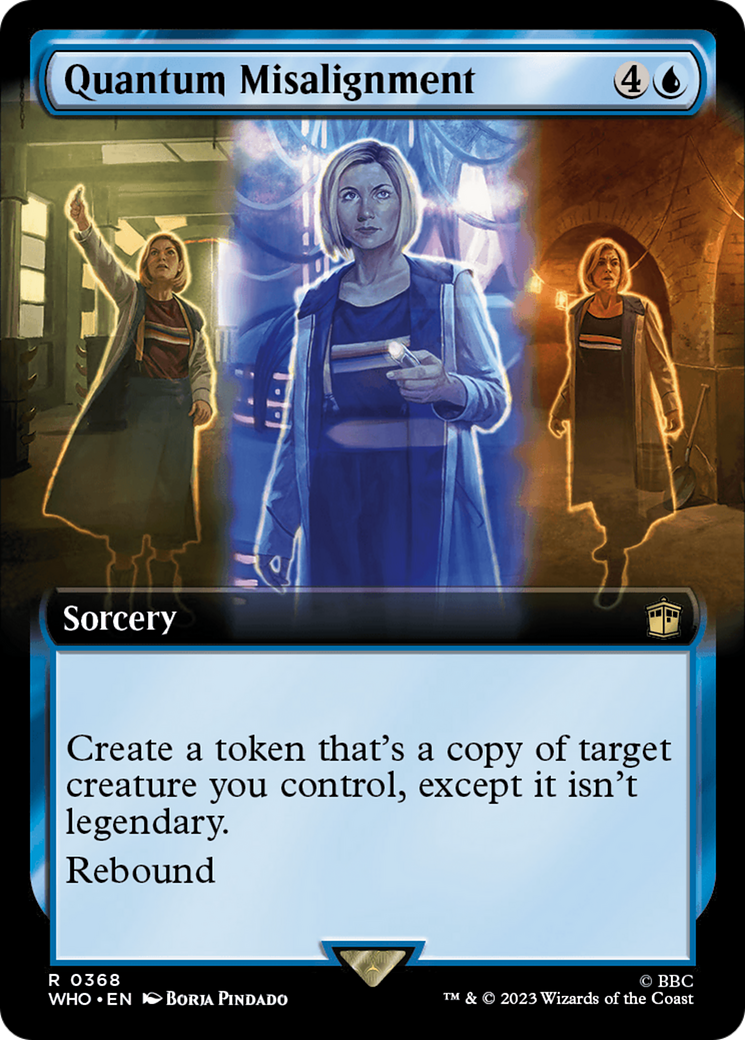 Quantum Misalignment (Extended Art) (WHO-368) - Doctor Who - Magic The Gathering
