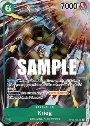 Krieg (Alternate Art) [OP03-025] One Piece - Pillars of Strength