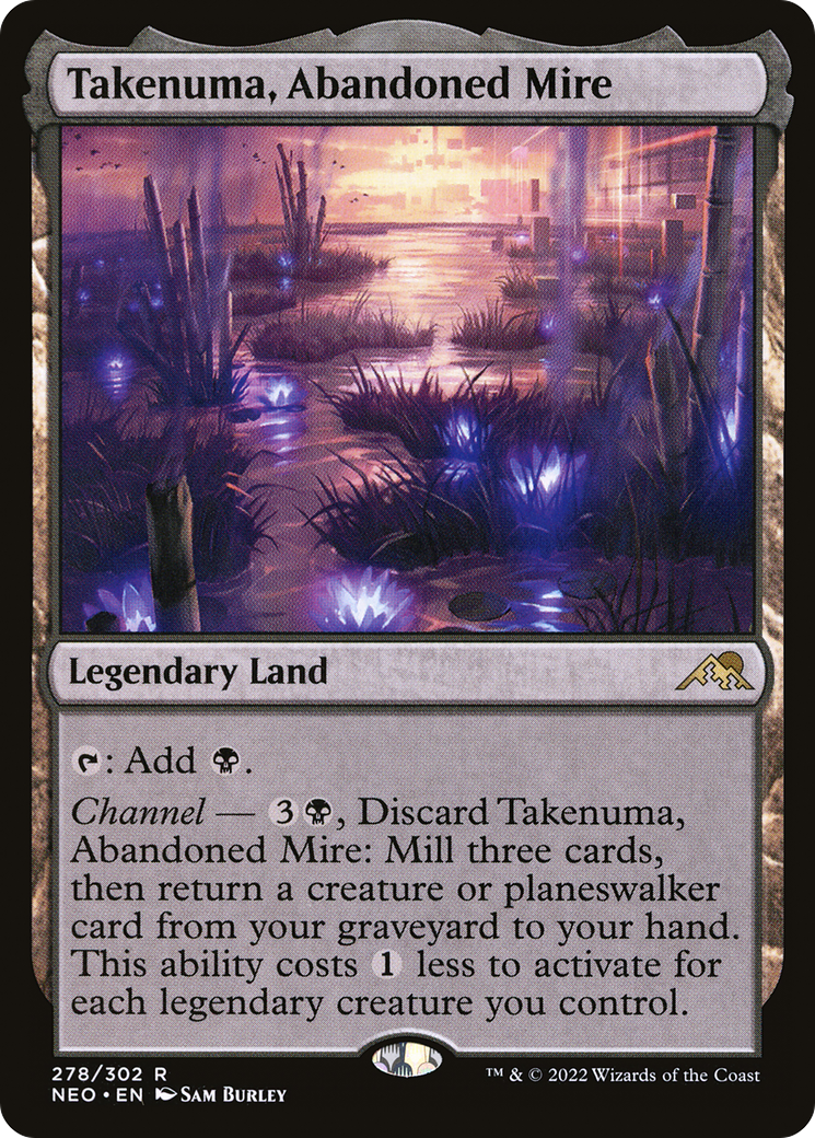 Takenuma, Abandoned Mire (NEO-278) - Kamigawa: Neon Dynasty - Magic The Gathering