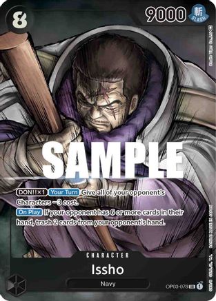 Issho (Alternate Art) [OP03-078] One Piece - Pillars of Strength