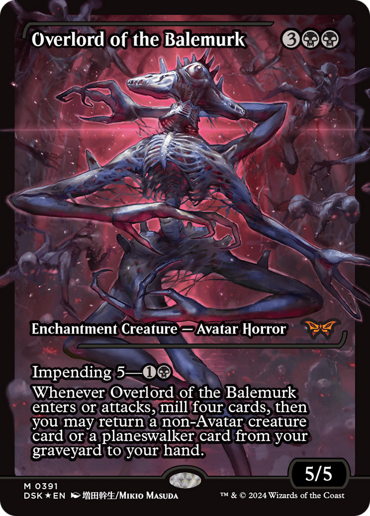 FOIL Overlord of the Balemurk (DSK-391) - Duskmourn: House of Horror - Magic The Gathering