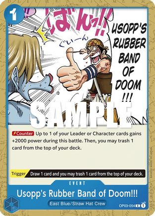 Usopps Rubber Band of Doom (OP03-054)   One Piece - Pillars of Strength