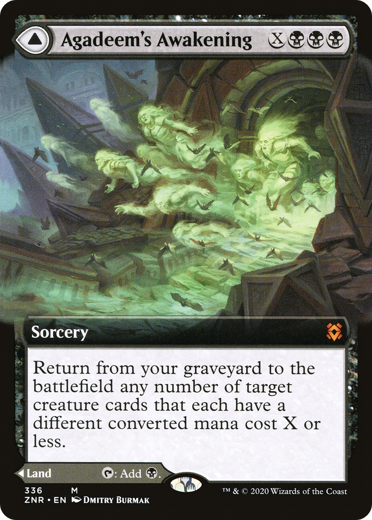 Agadeem's Awakening (Extended Art) (ZNR-336) - Zendikar Rising: (Extended Art) - Magic The Gathering