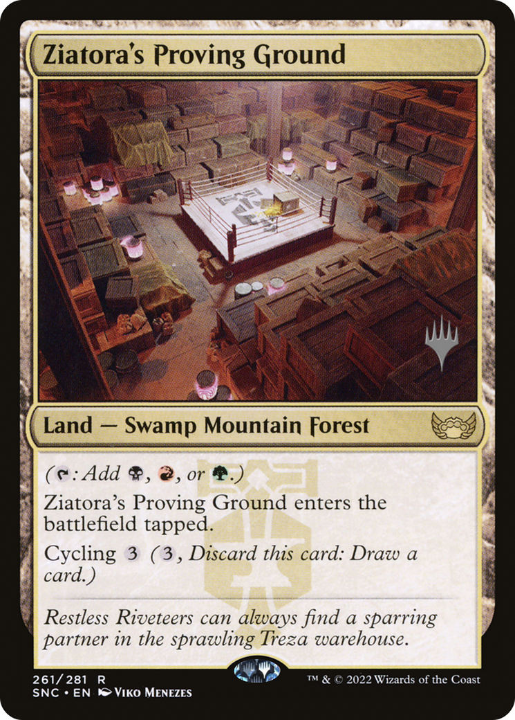 FOIL Ziatora's Proving Ground (PPSNC-261P) - Streets of New Capenna Promos - Magic The Gathering