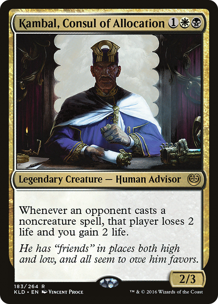 FOIL Kambal, Consul of Allocation (KLD-183) - Kaladesh - Magic The Gathering