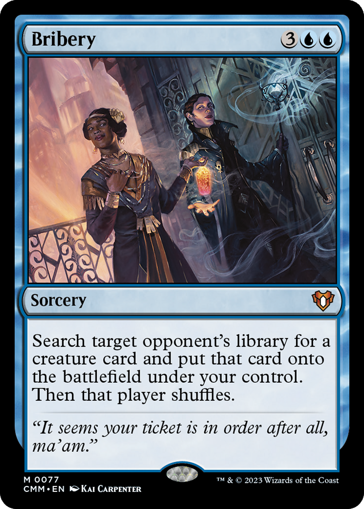 Bribery (CMM-077) - Commander Masters - Magic The Gathering