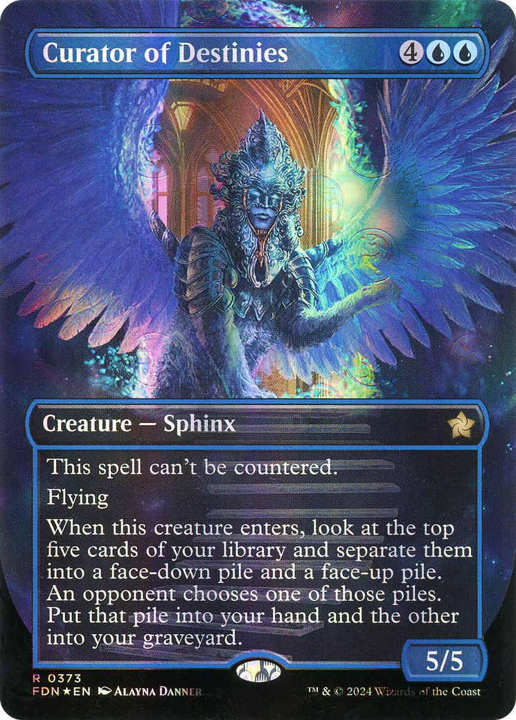 FOIL Curator of Destinies (FDN-373) - Foundations - Magic The Gathering