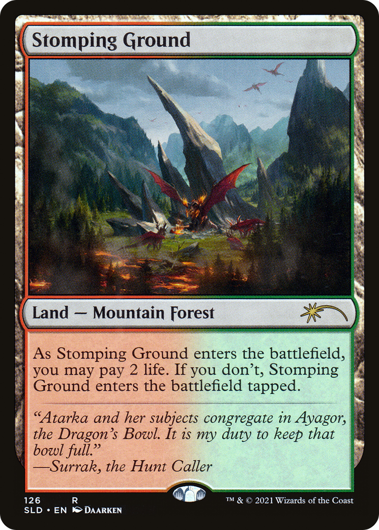 Stomping Ground (SLD-126) - Secret Lair Drop - Magic The Gathering
