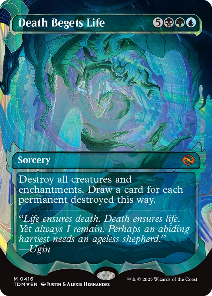 FOIL Death Begets Life (TDM-416) - Tarkir: Dragonstorm - Magic The Gathering