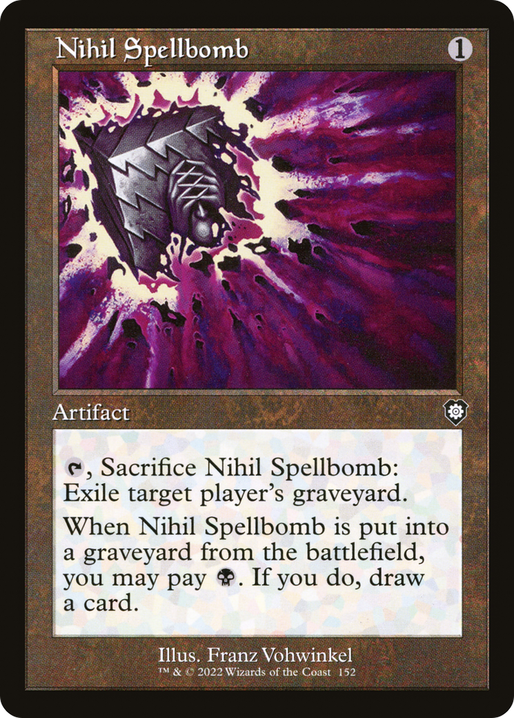 Nihil Spellbomb (Retro Frame) (BRC-152) - The Brothers' War Commander - Magic The Gathering