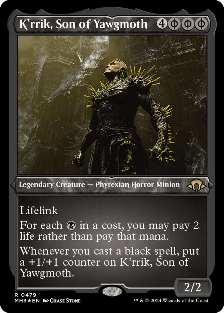 FOIL K'rrik, Son of Yawgmoth (MH3-479) - Modern Horizons 3 - Magic The Gathering