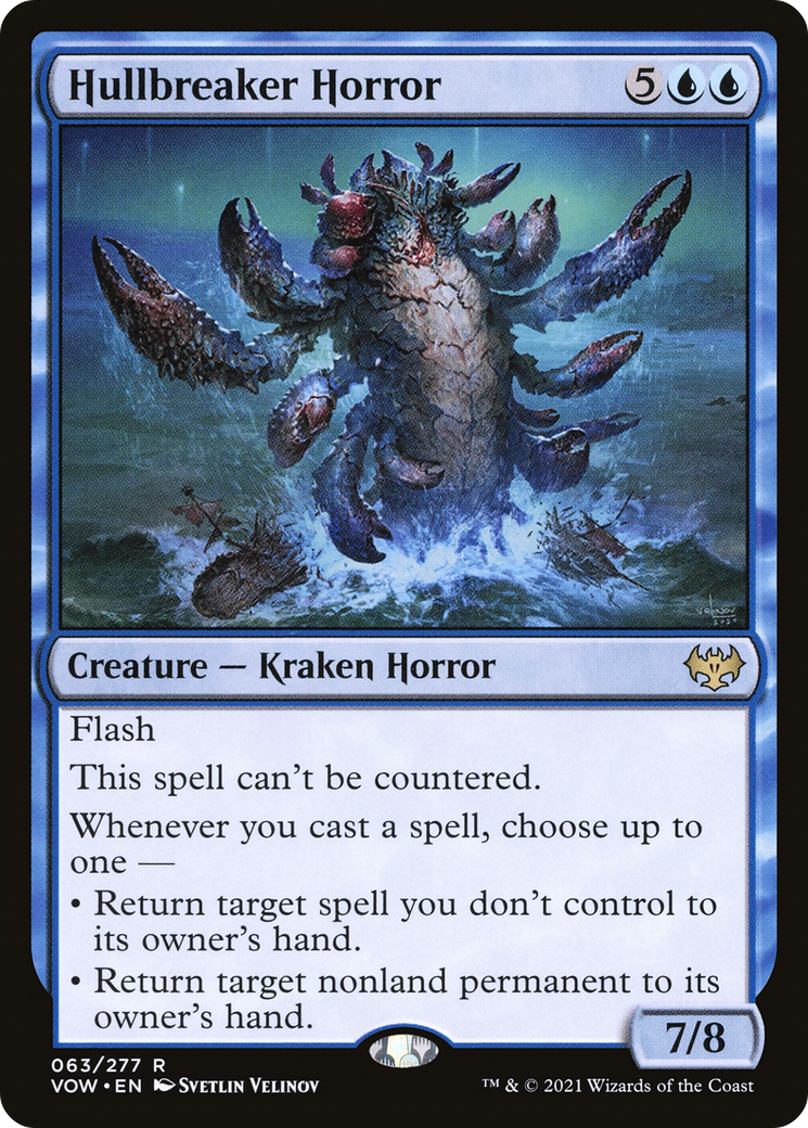 FOIL Hullbreaker Horror (VOW-063) - Innistrad: Crimson Vow - Magic The Gathering