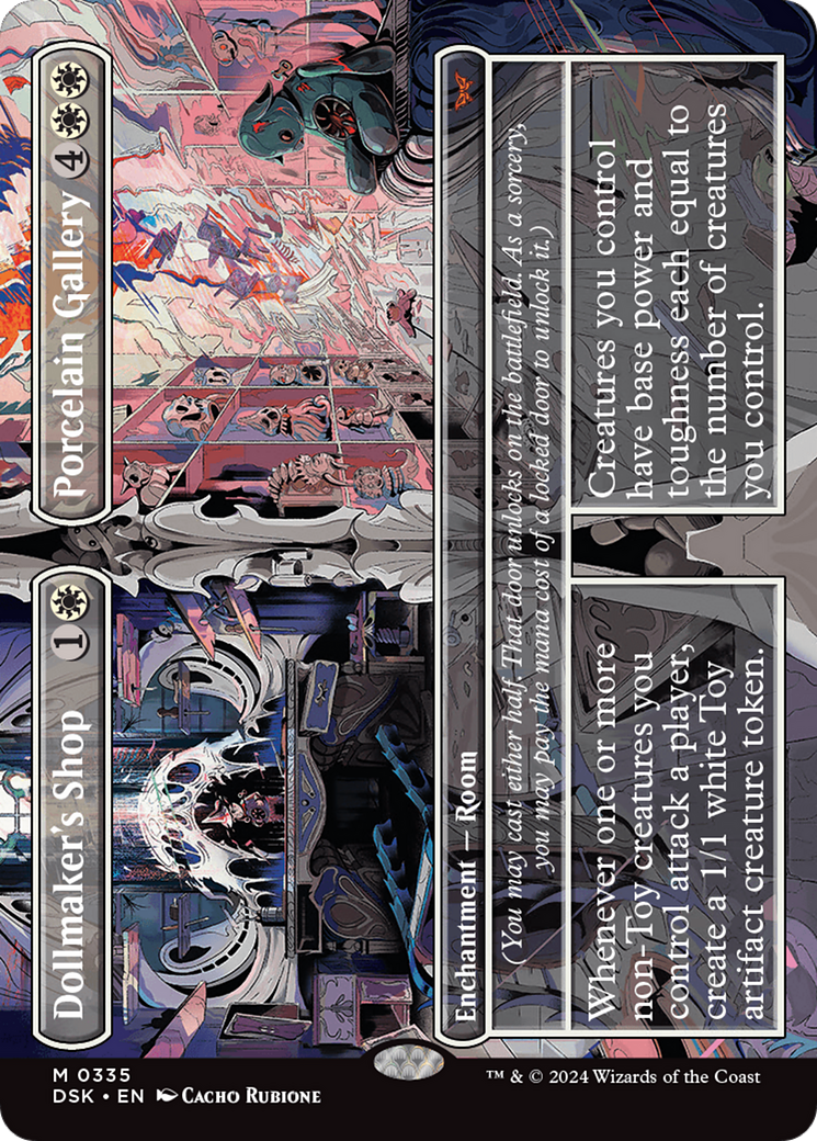 Dollmaker's Shop // Porcelain Gallery (DSK-335) - Duskmourn: House of Horror - Magic The Gathering