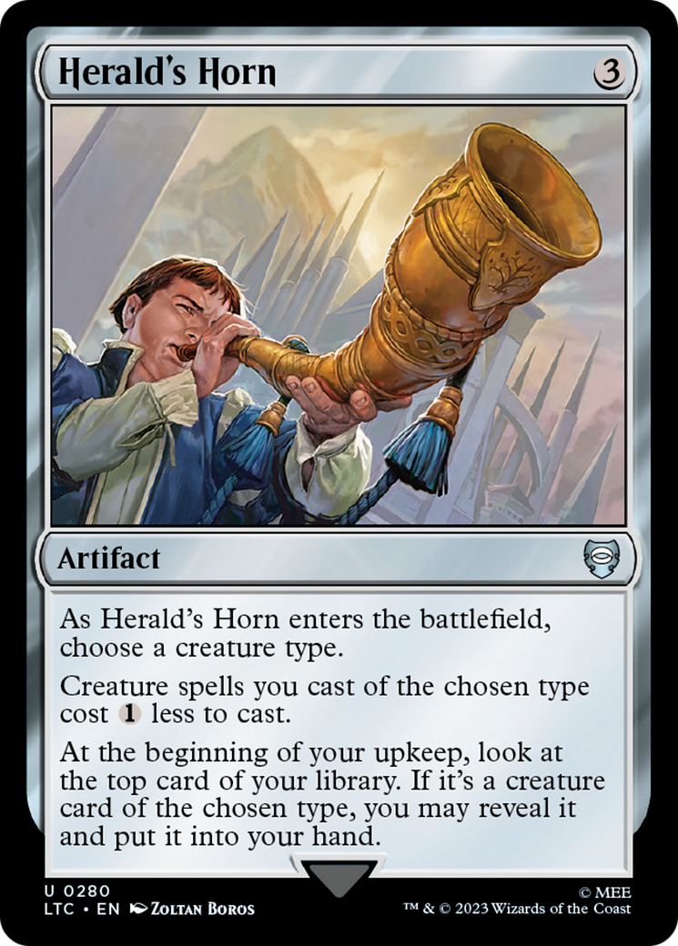 Herald's Horn (LTC-280) - Tales of Middle-earth Commander - Magic The Gathering