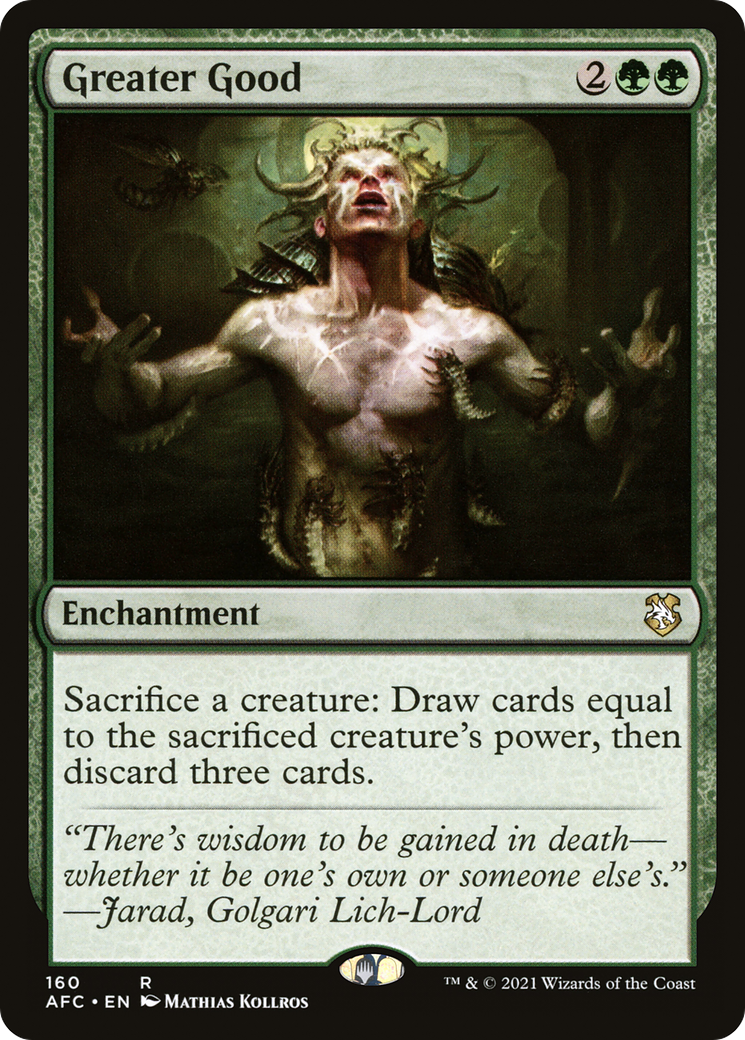 Greater Good (AFC-160) - Forgotten Realms Commander - Magic The Gathering