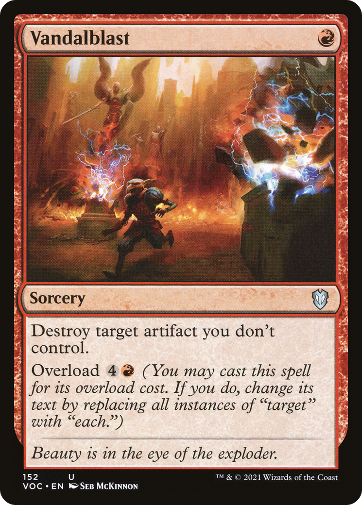 Vandalblast (VOC-152) - Crimson Vow Commander - Magic The Gathering