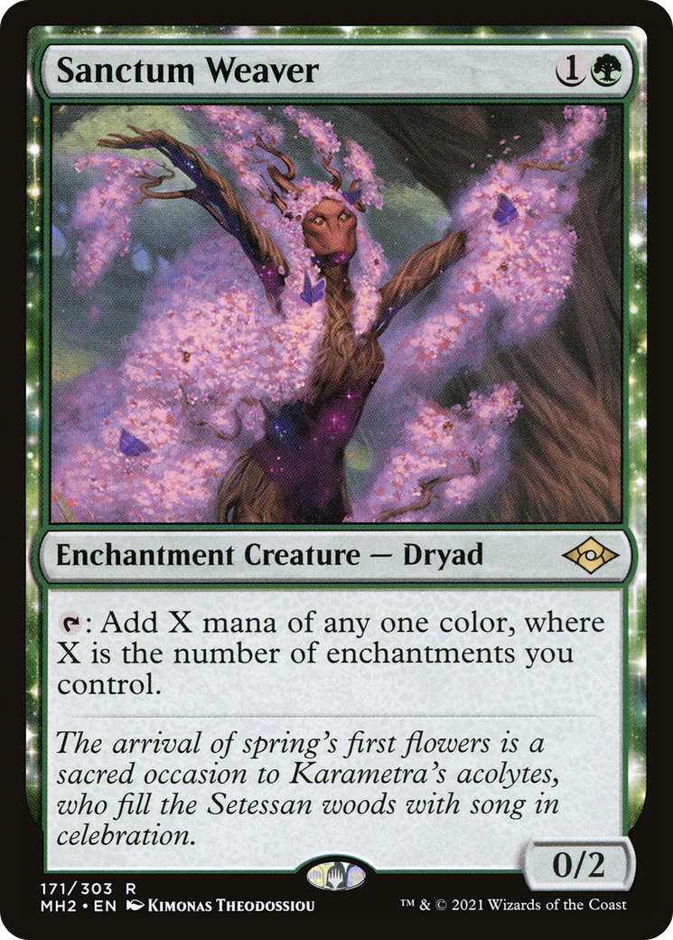 Sanctum Weaver (MH2-171) - Modern Horizons 2 - Magic The Gathering