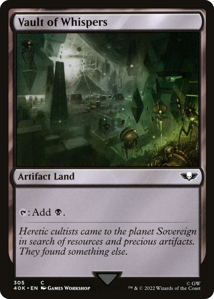 Vault of Whispers (40K-305) - Warhammer 40,000 Commander - Magic The Gathering