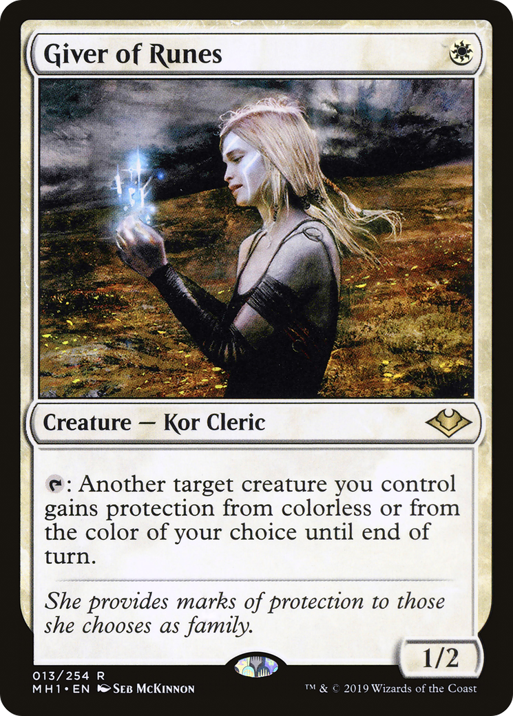Giver of Runes (MH1-013) - Modern Horizons - Magic The Gathering