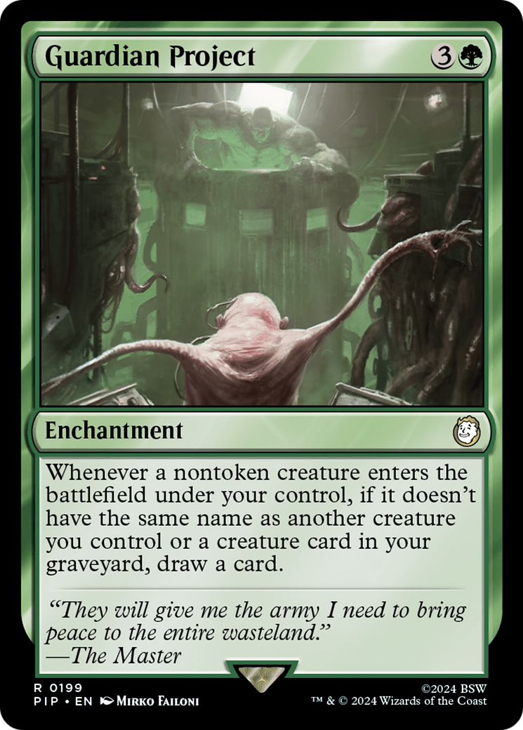 Guardian Project (PIP-199) - Fallout - Magic The Gathering