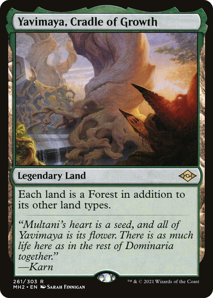 Yavimaya, Cradle of Growth (MH2-261) - Modern Horizons 2 - Magic The Gathering