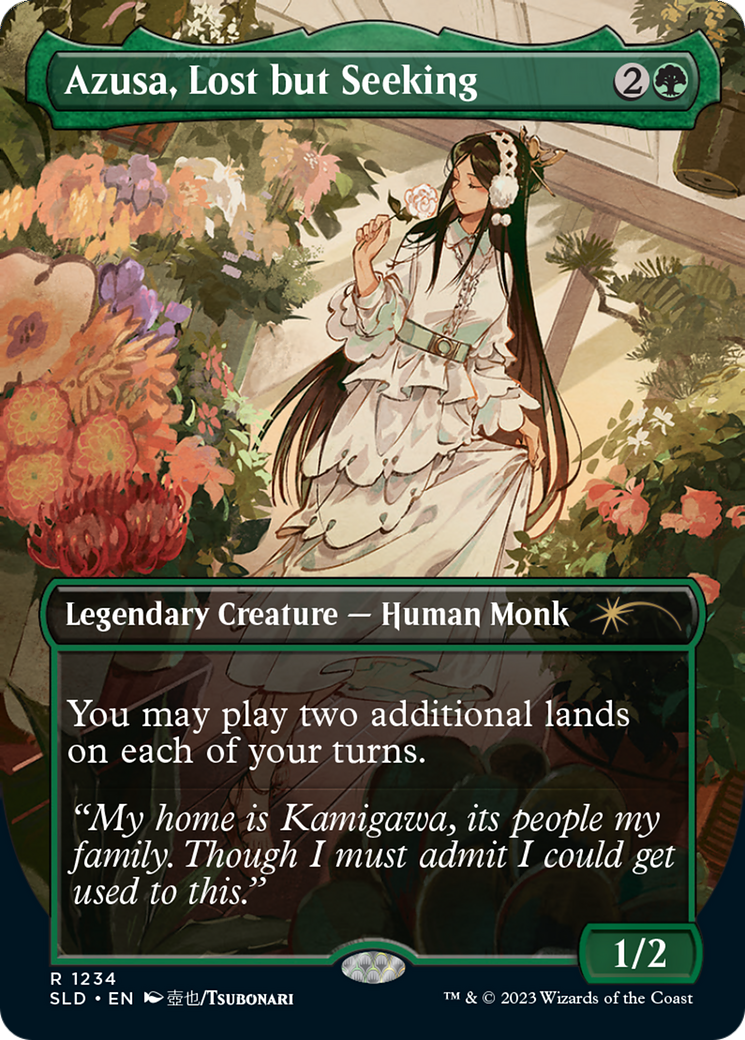 Azusa, Lost but Seeking (SLD-1234) - Secret Lair Drop - Magic The Gathering