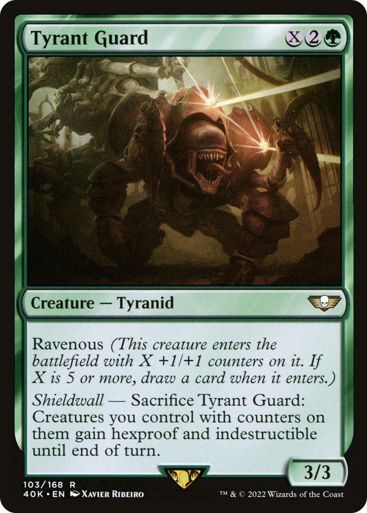 Tyrant Guard (40K-103) - Warhammer 40,000 Commander - Magic The Gathering