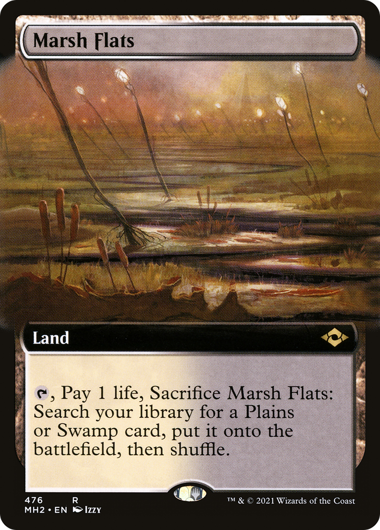 Marsh Flats (Extended Art) (MH2-476) - Modern Horizons 2 - Magic The Gathering