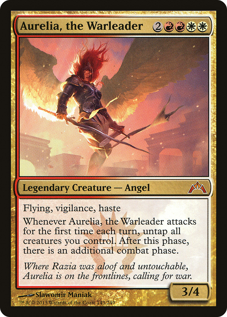 FOIL Aurelia, the Warleader (GTC-143) - Gatecrash - Magic The Gathering