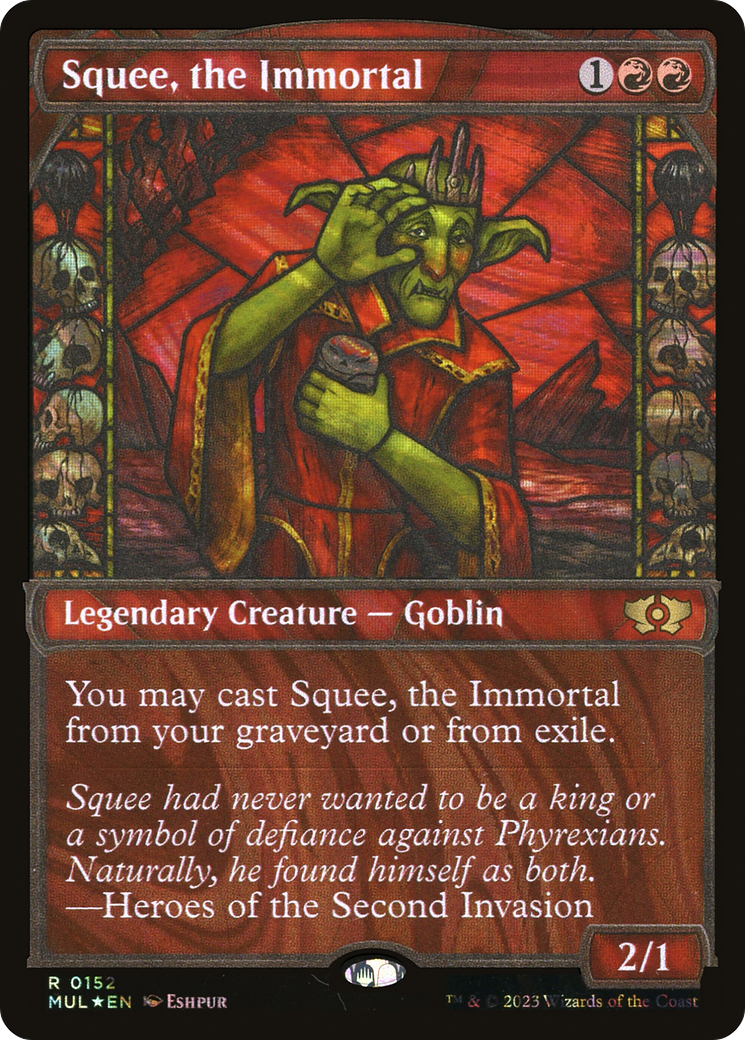 FOIL Squee, the Immortal (Halo Foil) (MUL-152) - Multiverse Legends - Magic The Gathering