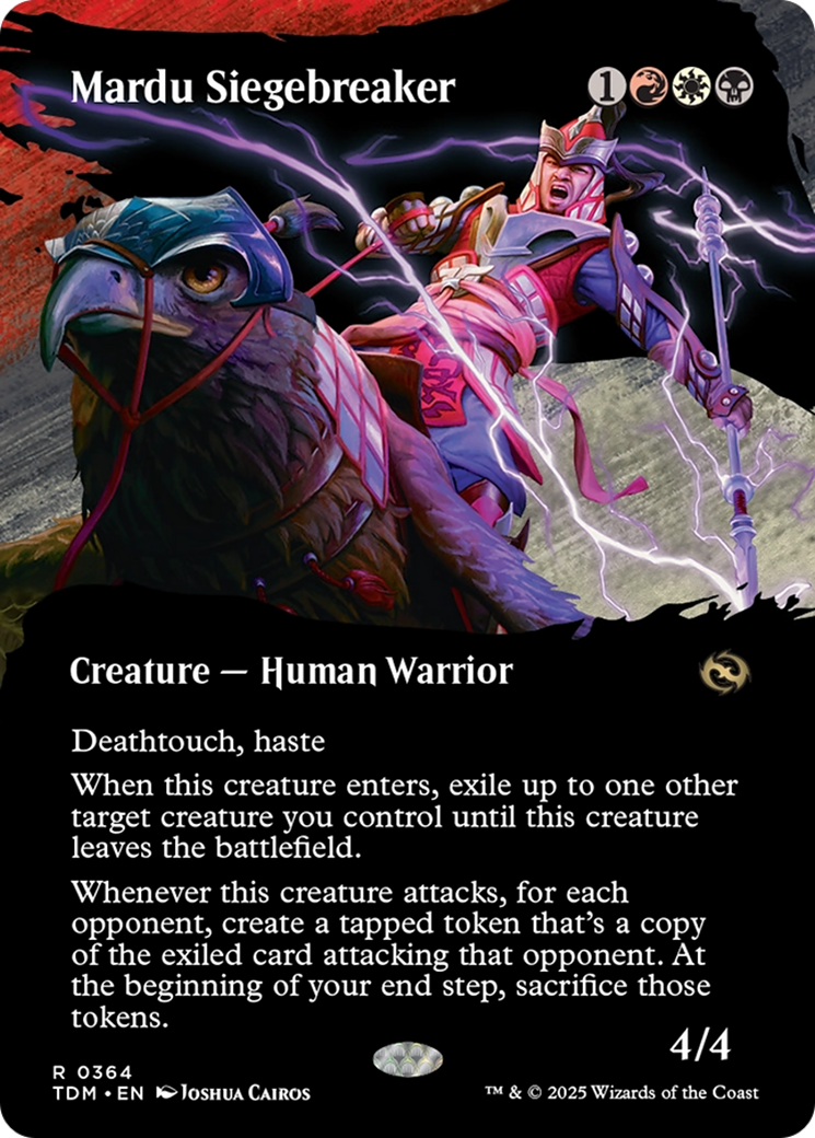 FOIL Mardu Siegebreaker (TDM-364) - Tarkir: Dragonstorm - Magic The Gathering