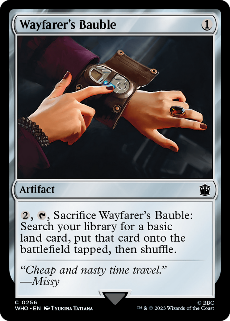 FOIL Wayfarer's Bauble (WHO-256) - Doctor Who - Magic The Gathering
