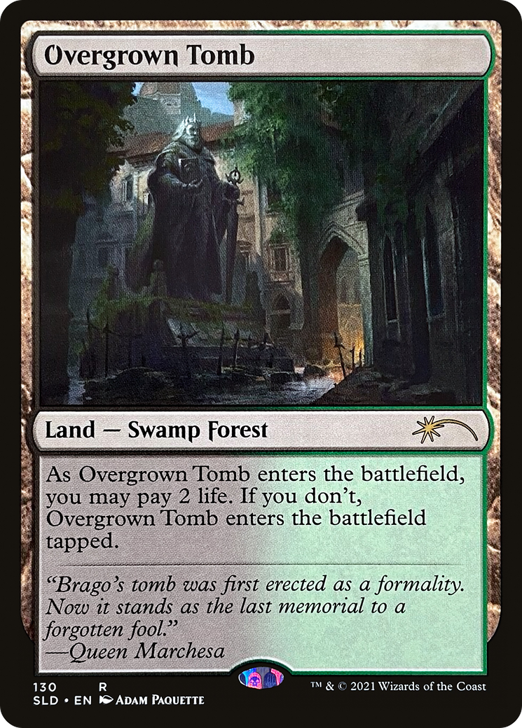 Overgrown Tomb (SLD-130) - Secret Lair Drop - Magic The Gathering