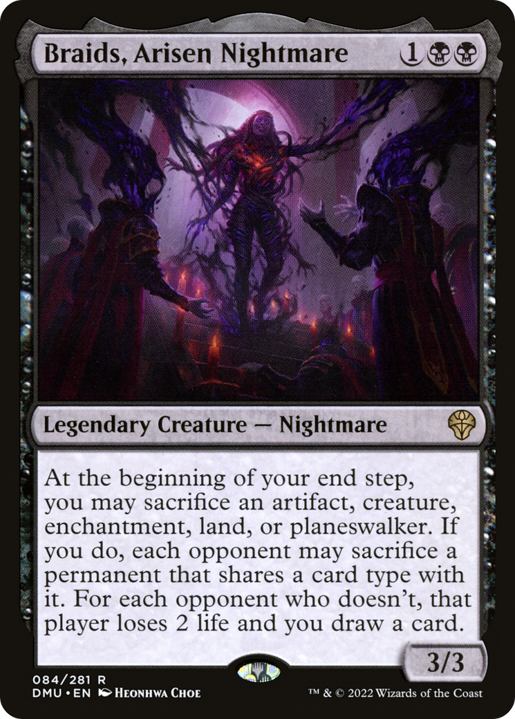 FOIL Braids, Arisen Nightmare (DMU-084) - Dominaria United - Magic The Gathering
