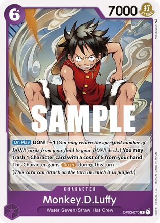 Monkey.D.Luffy [OP03-070] One Piece - Pillars of Strength